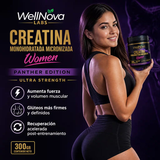 Creatina Monohidratada – Fuerza y Energía Femenina
