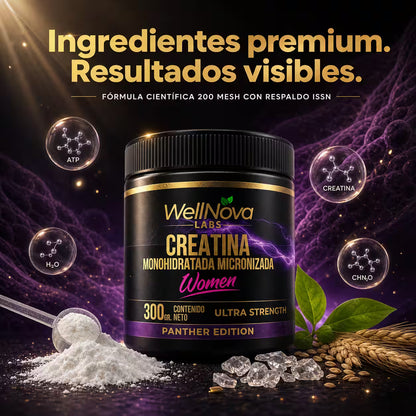 Creatina Monohidratada – Fuerza y Energía Femenina