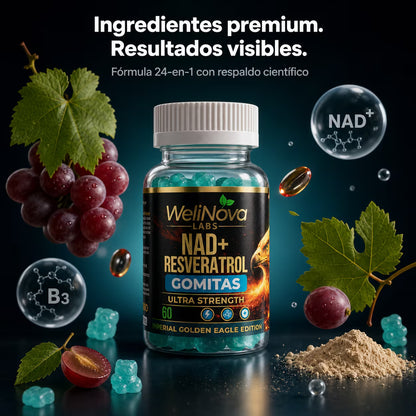 NAD+ y Resveratrol – Energía y Longevidad